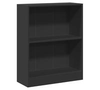vidaXL Bibliothèque Noir 60x24x76 cm Bois d'ingénierie