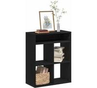vidaXL Bibliothèque Noir 66x31x80 cm Bois d'ingénierie, Armoire de Rangement, étagère de Rangement, unité de rayonnage, étagère à Livres