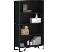 vidaXL Bibliothèque 848629 – Bois d'ingénierie Noir 80×31×137,5 cm
