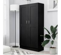 vidaXL Bibliothèque 802724 82,5x30,5x150 cm Bois d’ingénierie Noir