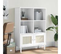 vidaXL Bibliothèque SENJA blanc - Bois de pin massif