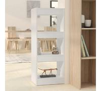 vidaXL Bibliothèque/Séparateur - Blanc