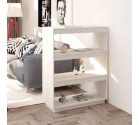 vidaXL Bibliothèque/Séparateur - Blanc