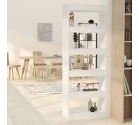 vidaXL Bibliothèque/Séparateur - Blanc