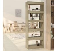 vidaXL Bibliothèque/séparateur chêne sonoma