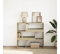 vidaXL Bibliothèque/Séparateur chêne sonoma