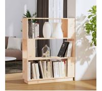 vidaXL Bibliothèque-séparateur de pièce 80x25x101 cm Pin solide
