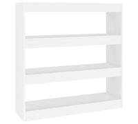 vidaXL Bibliothèque/Séparateur de pièce Blanc 100x30x103 cm