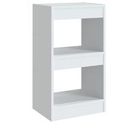 vidaXL Bibliothèque/Séparateur de pièce Blanc 40x30x72 cm