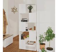 vidaXL Bibliothèque Séparateur de pièce Blanc 60x24x155 cm