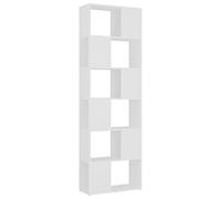 vidaXL Bibliothèque/Séparateur de pièce Blanc 60x24x186 cm