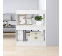 vidaXL Bibliothèque / Séparateur de pièce 60x30x72 cm Blanc