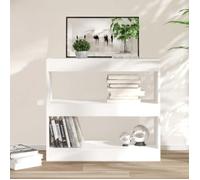 vidaXL Bibliothèque / Séparateur de pièce Blanc 80 x 30 x 72 cm (811691)