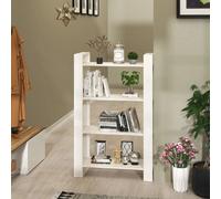 vidaXL Bibliothèque/Séparateur de pièce blanc 80x35x125 cm bois de pin