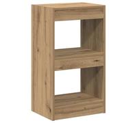 vidaXL Bibliothèque séparateur de pièce chêne artisanal 40x30x72 cm