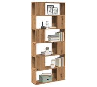 vidaXL Bibliothèque/Séparateur de pièce chêne artisanal 80x24x186 cm 856737