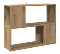 vidaXL Bibliothèque/Séparateur de pièce chêne Artisanal 80x24x63 cm
