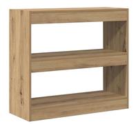 vidaXL Bibliothèque / séparateur de pièce artisanal chêne 80x30x72 cm