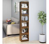vidaXL Bibliothèque/Séparateur Chêne Fumé