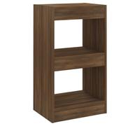 vidaXL Bibliothèque/Séparateur de pièce Chêne marron 40x30x72 cm