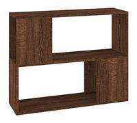 vidaXL Bibliothèque/Séparateur de pièce Chêne Marron 80x24x63 cm