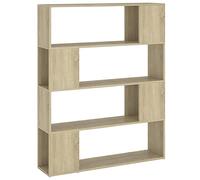 vidaXL Bibliothèque/Séparateur de pièce Chêne Sonoma 100x24x124 cm