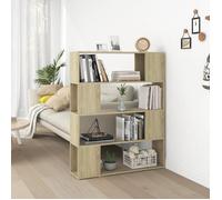 Vidaxl Bibliothèque/Séparateur De Pièce Chêne Sonoma 100x24x124 Cm