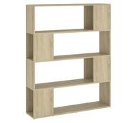 vidaXL Bibliothèque/Séparateur de pièce Chêne sonoma 100x24x124 cm Chêne