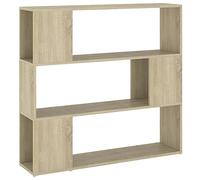 vidaXL Bibliothèque/Séparateur de pièce Chêne Sonoma 100x24x94 cm