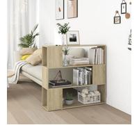 vidaXL Bibliothèque/Séparateur - Chêne sonoma