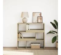 Vidaxl Bibliothèque/Séparateur De Pièce Chêne Sonoma 100x33x94,5 Cm Multicolore