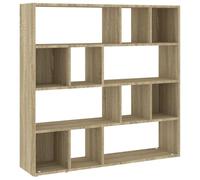 vidaXL Bibliothèque/Séparateur de pièce Chêne Sonoma 105x24x102 cm, séparateur de pièce, cloison de séparation, Armoire à Livres, bibliothèque