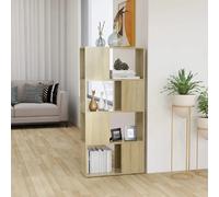 vidaXL Bibliothèque/Séparateur de pièce Chêne Sonoma 60x24x124,5 cm