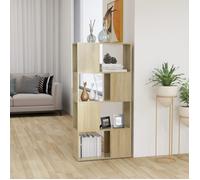 vidaXL Bibliothèque/Séparateur de pièce Chêne Sonoma 60x24x124,5 cm