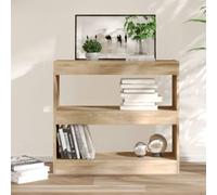 Vidaxl Bibliothèque/Séparateur De Pièce Chêne Sonoma 80x30x72 Cm