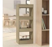 vidaXL Bibliothèque séparateur de pièce Chêne Sonoma 40x30x103 cm