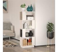 vidaXL Bibliothèque/Séparateur - Blanc