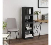 vidaXL Bibliothèque/Séparateur de pièce Gris 40x30x135,5 cm Pin massif808145 Gris G