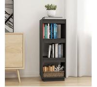 vidaXL Bibliothèque/Séparateur de pièce Gris