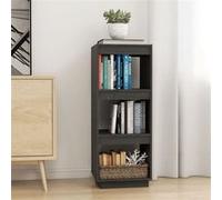 vidaXL Bibliothèque/Séparateur de pièce gris 40x35x103 cm pin massif 810846