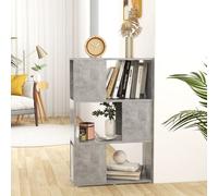 vidaXL Bibliothèque/Séparateur de pièce Gris 60x24x94 cm Aggloméré