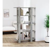 vidaXL Bibliothèque-Séparateur de pièce Gris béton 100x30x160 cm