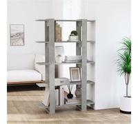 vidaXL Bibliothèque/Séparateur de pièce Gris béton 100x30x160 cm811533 Gris G