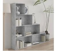 vidaXL Bibliothèque / séparateur de pièce 800661 – Gris béton, bois d'ingénierie – 155x24x160 cm
