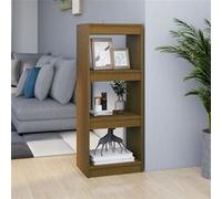 vidaXL Bibliothèque/Séparateur de pièce Marron miel 40x30x103,5 cm Pin808141 Brun G