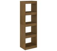 vidaXL Bibliothèque/Séparateur de pièce Marron miel 40x30x135,5 cm Pin