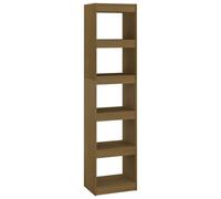 vidaXL Bibliothèque/Séparateur de pièce Marron miel 40x30x167,5 cm Pin