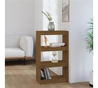 vidaXL Séparateur de Pièce - Marron miel