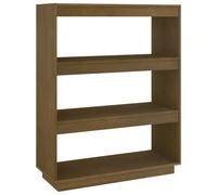 vidaXL Bibliothèque/Séparateur de pièce Marron miel 80x35x103 cm Pin