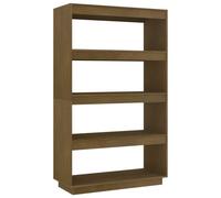 vidaXL Bibliothèque/Séparateur de pièce Marron miel 80x35x135 cm Pin